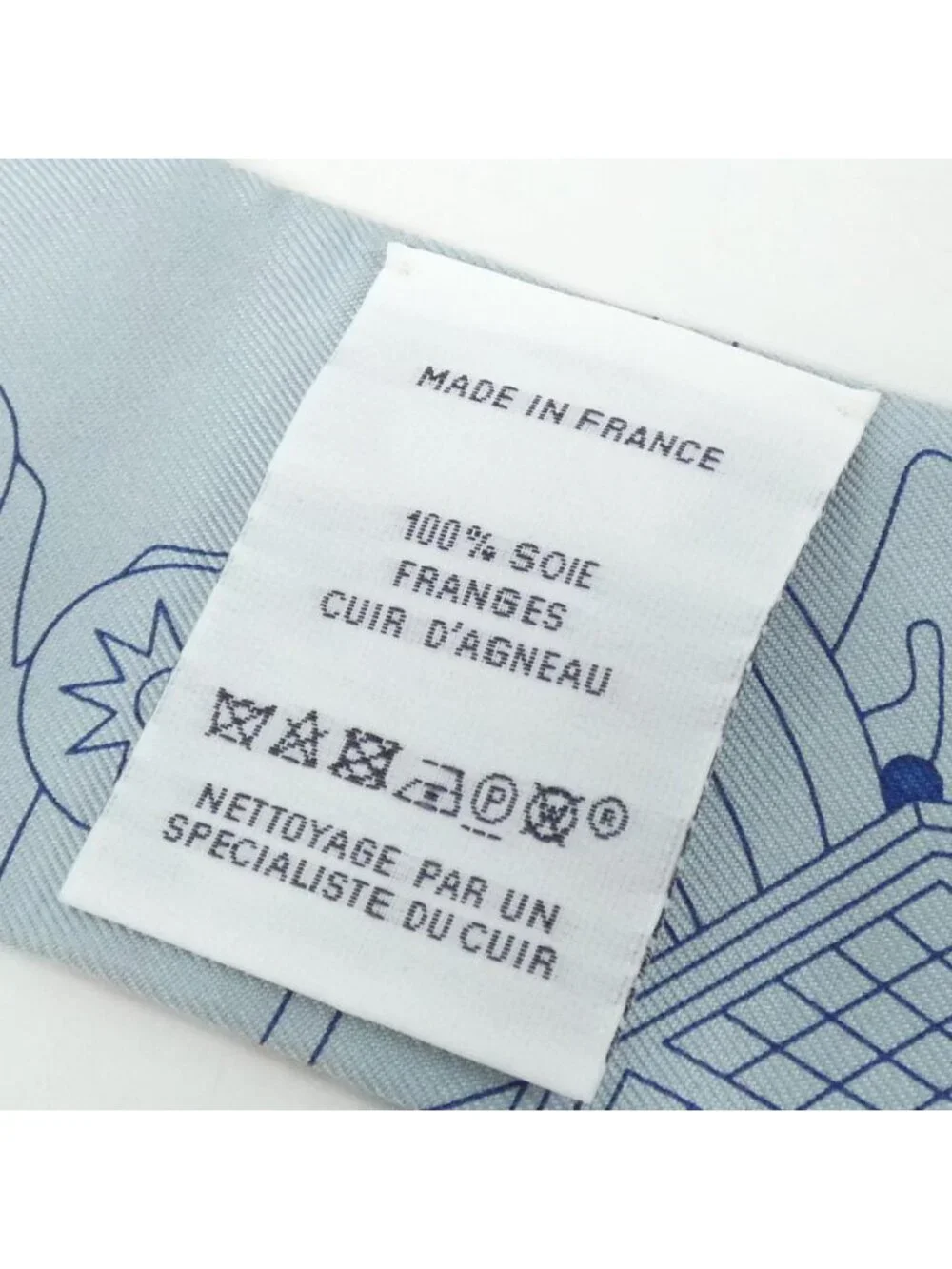 Hermes Twilly Block Scarf